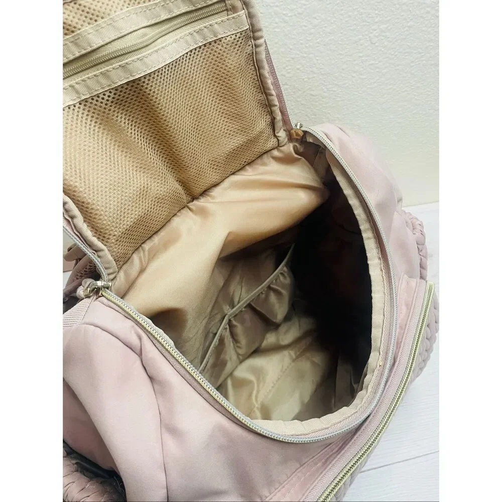mommore Diaper Bag Small Diaper Backpack Pink